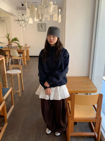 Hendrilan Layered Frill Mini Skirt